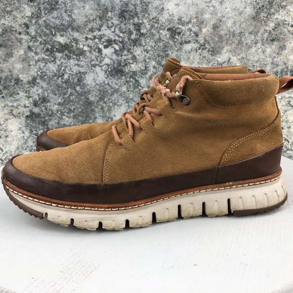 Cole Haan Shoes Cole Haan Mens M Tan Brown Leather Zerogrand
